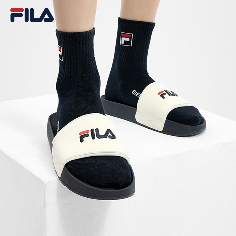 FILA CORE DRIFTER FASHION ORIGINALE Men Slippers in Black / White