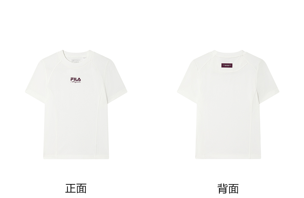 FILA CORE LIFESTYLE ORIGINALE VANGUARD EXPLORATION Women Short Sleeves T-Shirt (Black / White)