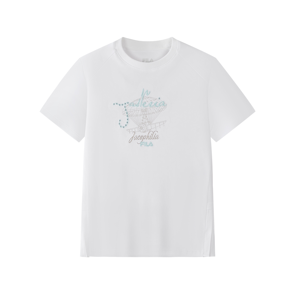 FILA KIDS WHITE LINE WHITE LINE Girls Short Sleeves T-Shirt