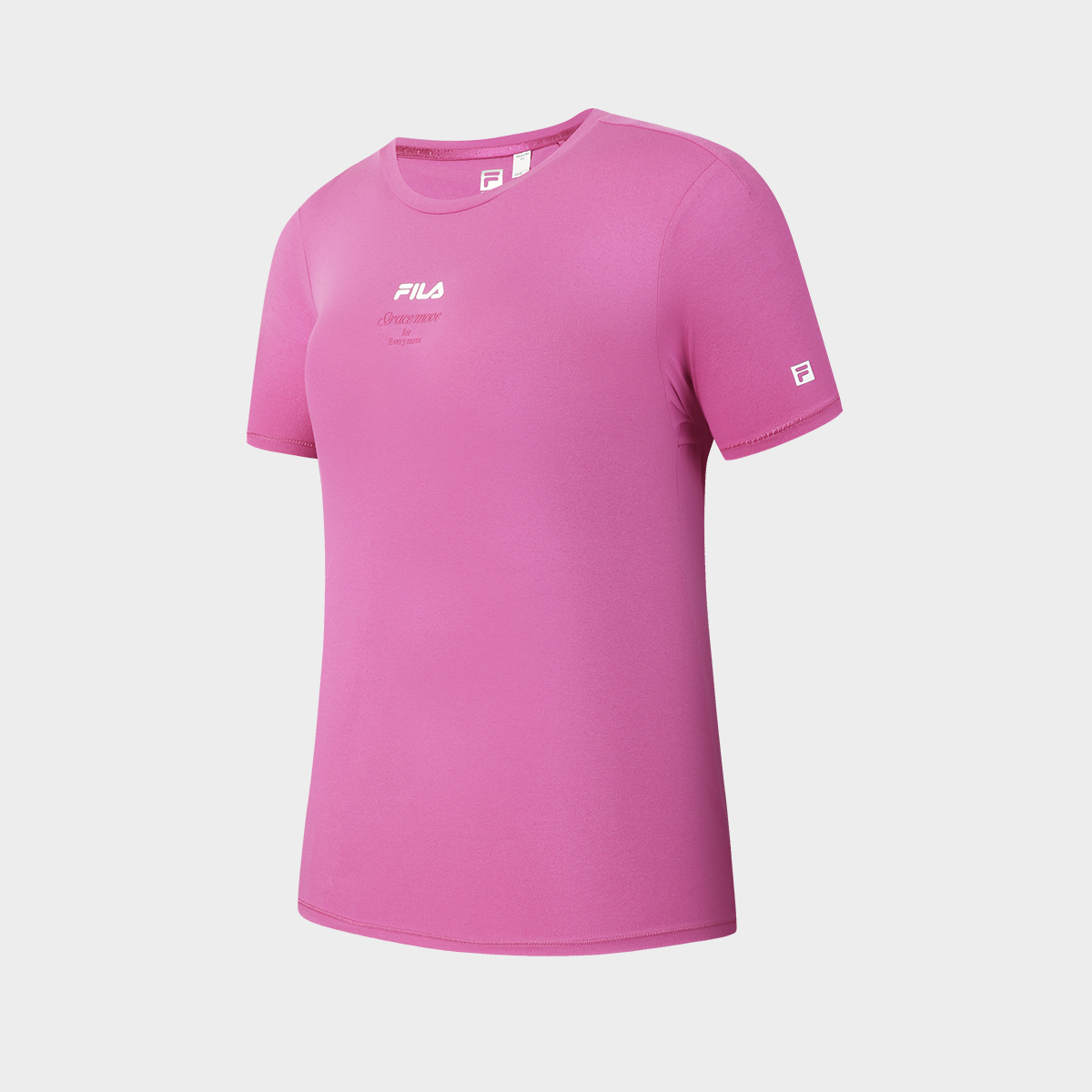 FILA WOMEN'S FITNESS Knitted Short Sleeve Top