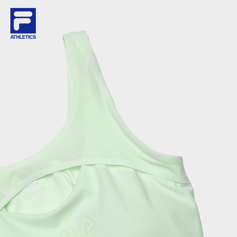 FILA CORE BLACK ATHLETICS FITNESS Women Sports Bra in Light Green