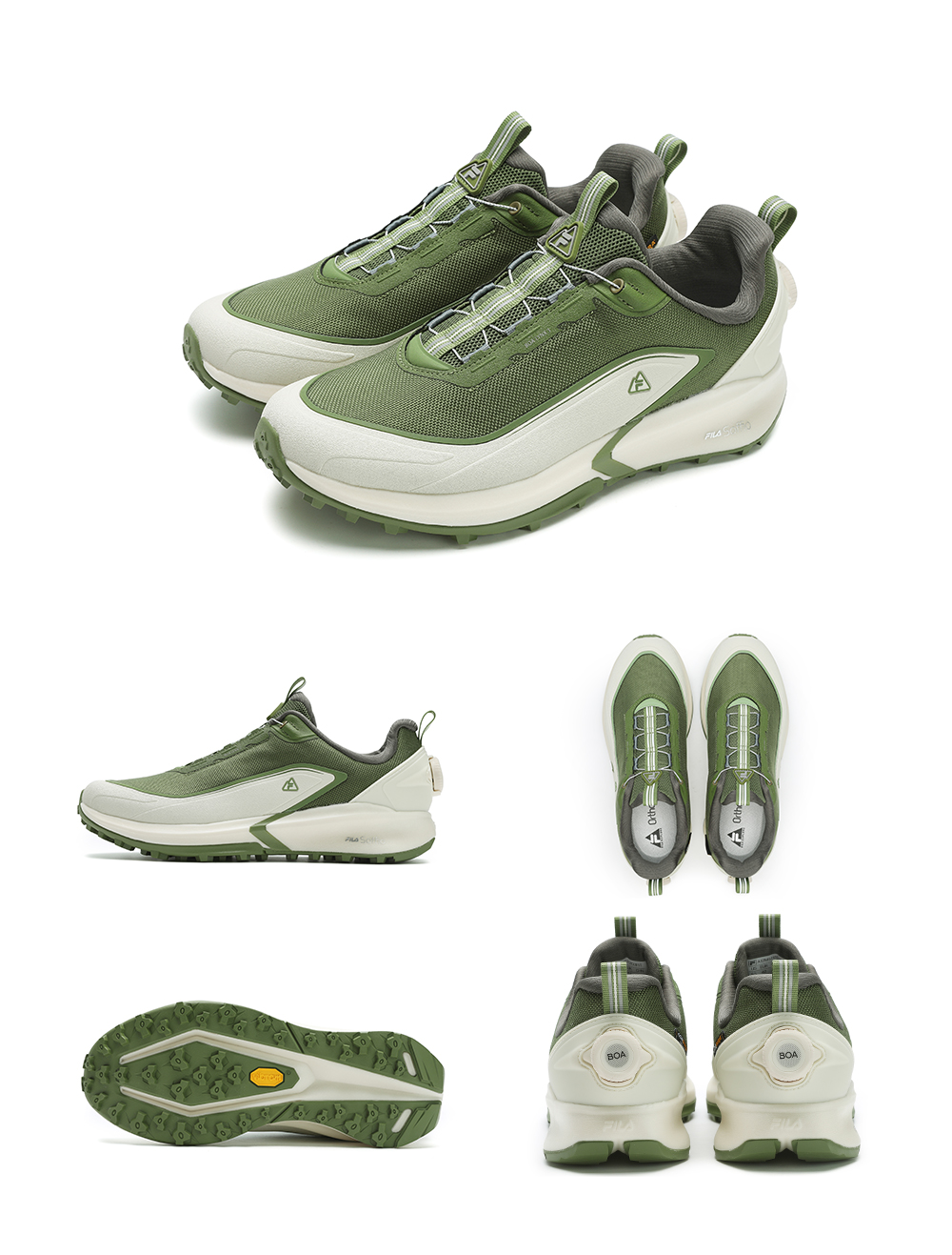 FILA CORE ATHLETICS BOA LYNX 3 Men Sneakers (White / Green)