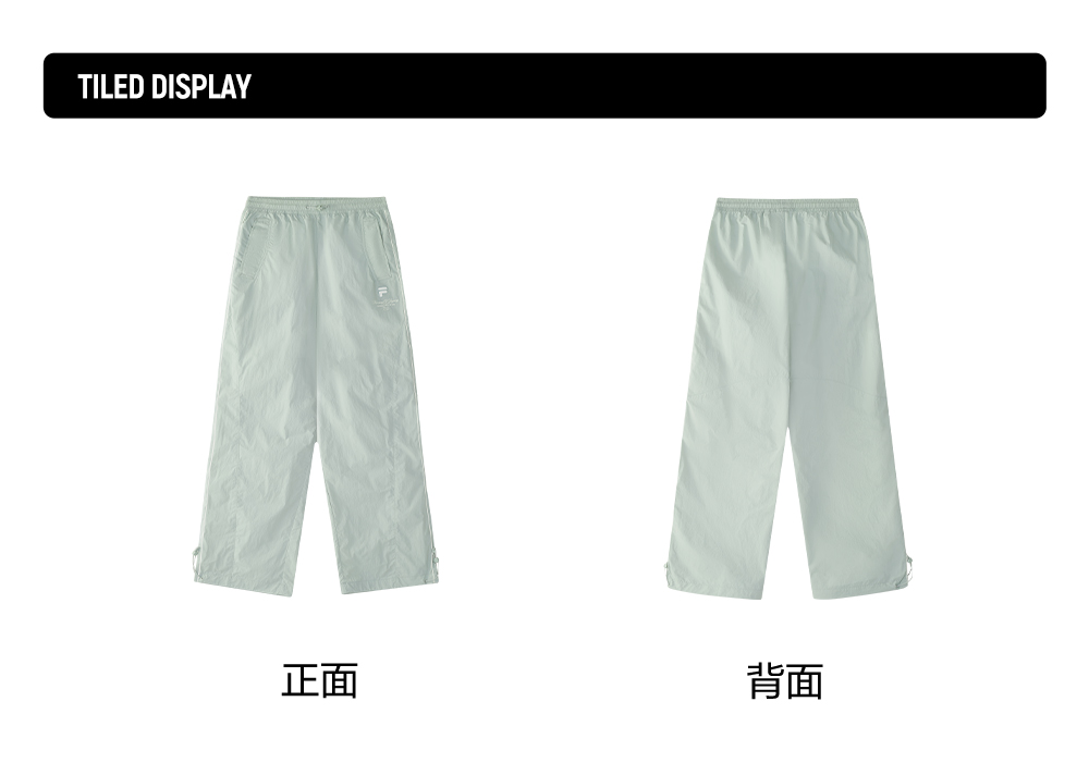 FILA FUSION INLINE FUSION LIFE FUSIONEER IVORY OASIS Women Woven Pants (Light Green)