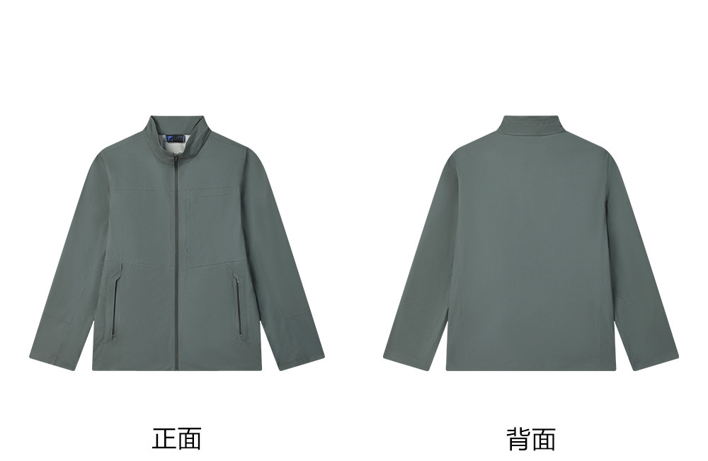 FILA CORE LIFESTYLE BLUE CONTEMPORARY OASIS Men Woven Jacket (Black / Grey)