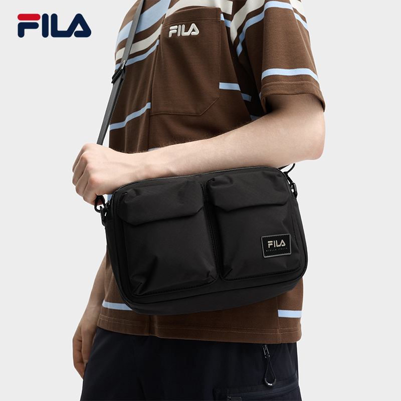 FILA CORE LIFESTYLE CROSSBODY BAG Men Crossbody Bag (Black)