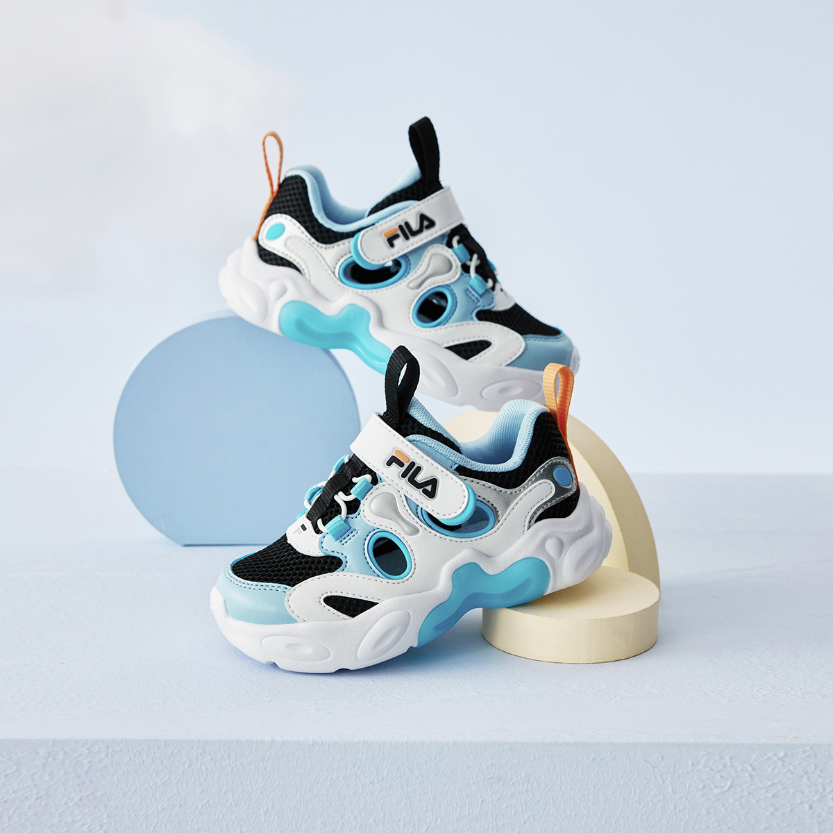 FILA KIDS HERITAGE ARTIST 6 AMBER Boys Light-Up Sneakers
