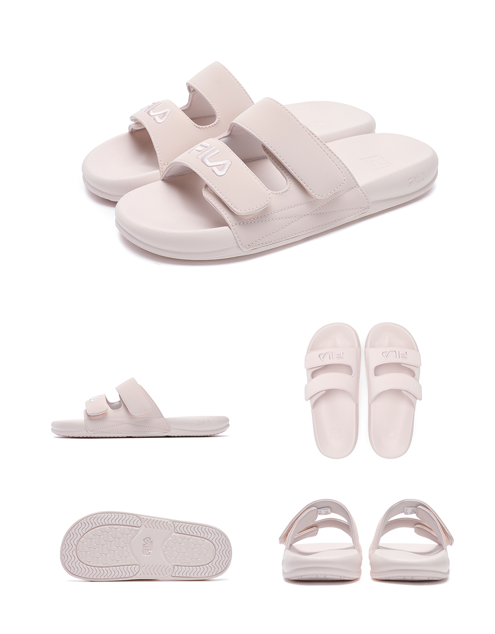 FILA CORE FASHION DRIFTER 2 WOMEN Women Slippers (Green / White / Blush Pink)