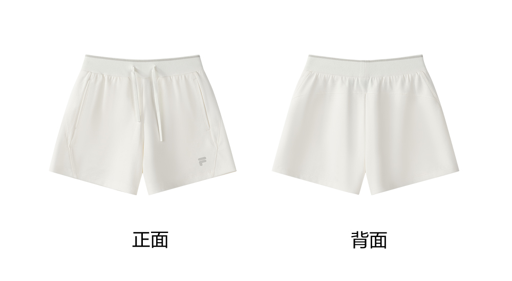 FILA FUSION LIFE FUSIONEER DOWNTOWN DRIFT Women Knitted Shorts (White)