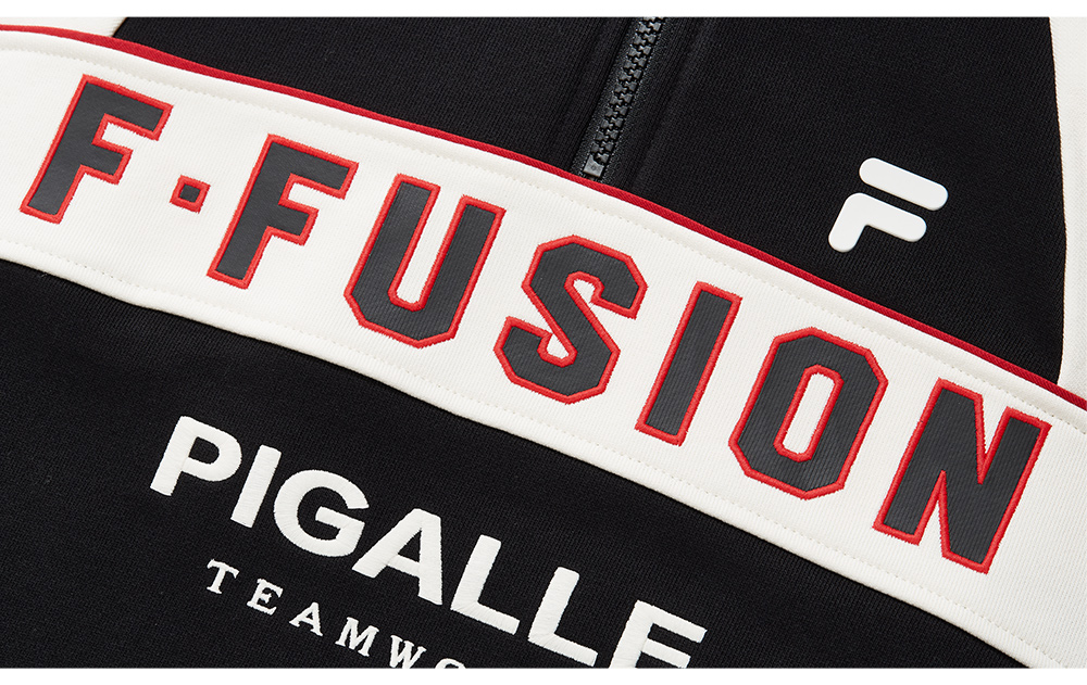 FILA FUSION CROSS OVER FILA FUSION X PIGALLE BREAK DUNK Women Long Sleeve Top (Black)