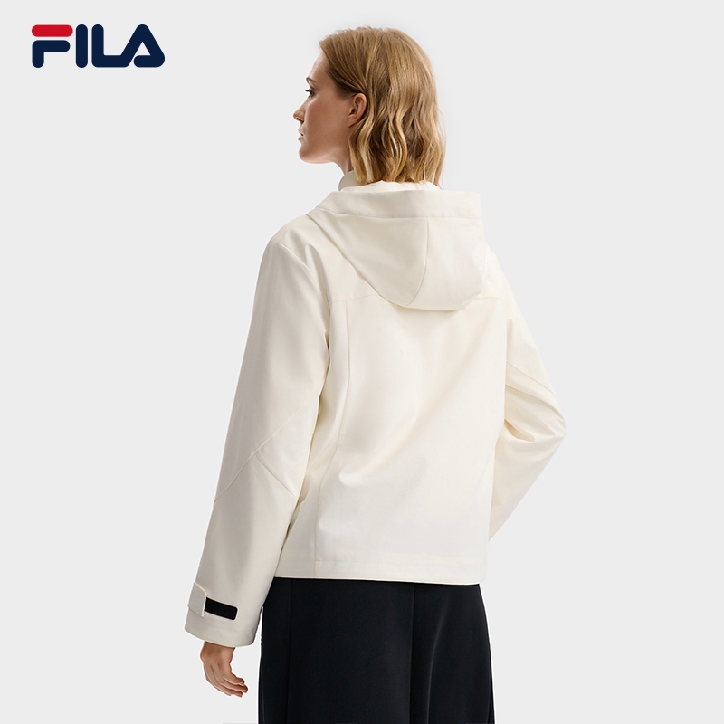 FILA CORE LIFESTYLE WHITE Women Woven Jacket