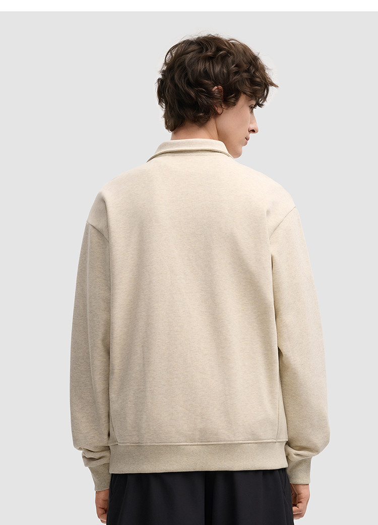 FILA CORE FILA MILANO Men Sweatshirt（Beige)