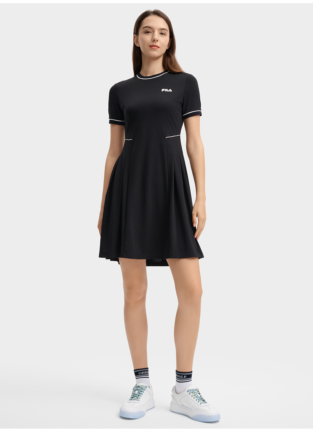 FILA CORE LIFESTYLE HERITAGE Women Dress (Black)