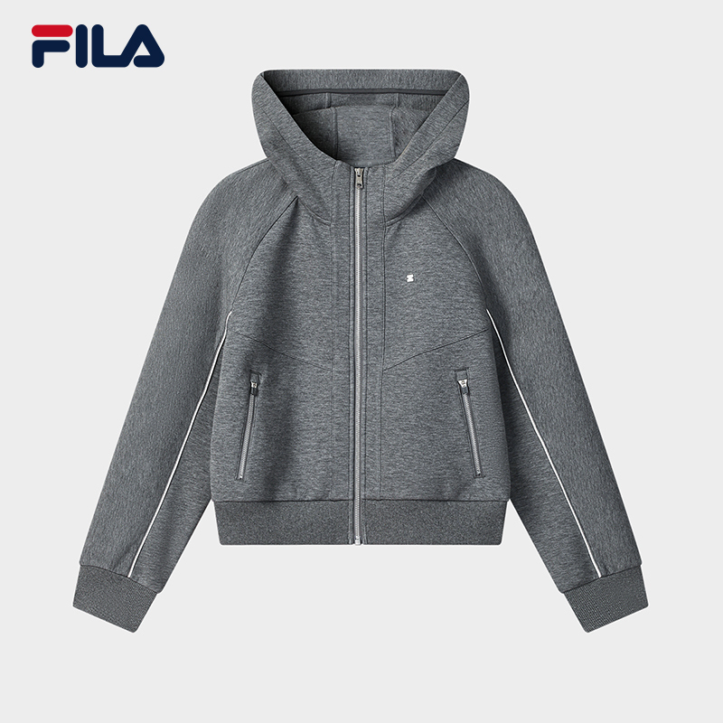 FILA CORE LIFESTYLE WHITE Women Hooded Jacket
