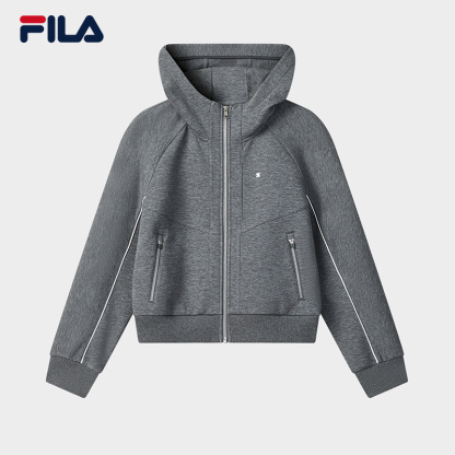 FILA CORE LIFESTYLE WHITE Women Hooded Jacket