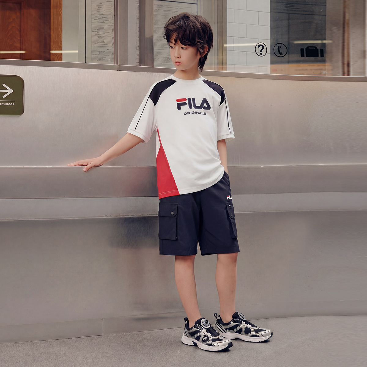 FILA KIDS ORIGINALE FILA ORIGINALE Boys Woven Shorts