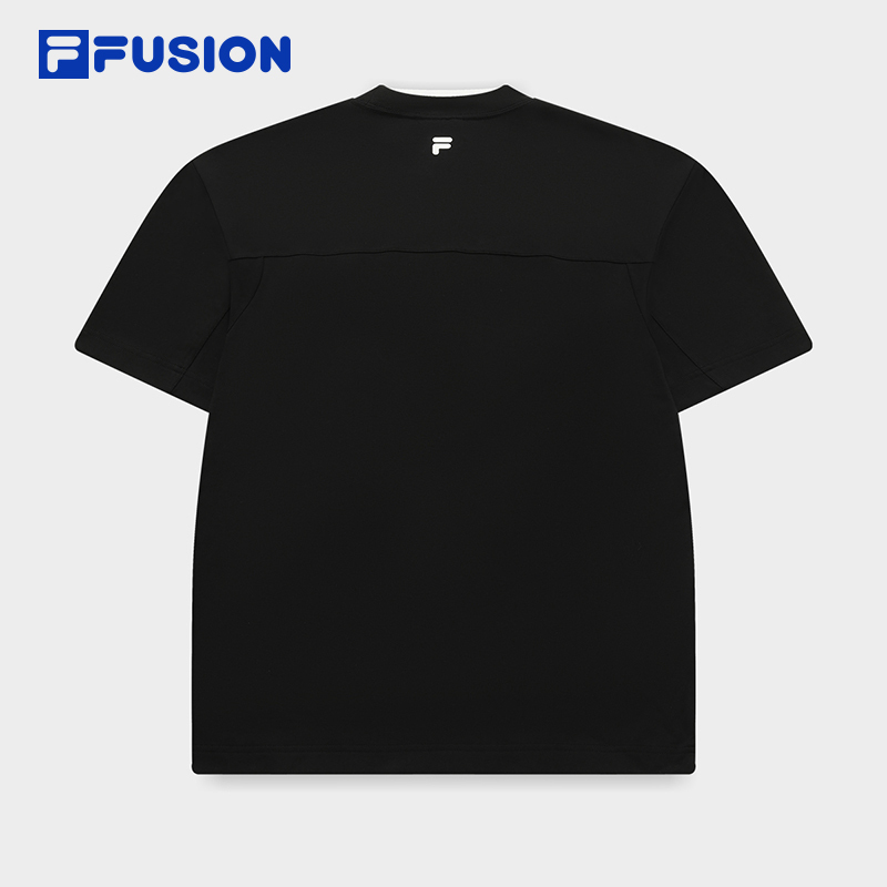 FILA FUSION INLINE UNIFORM Men Short Sleeve T-shirt (Ash  / Black)