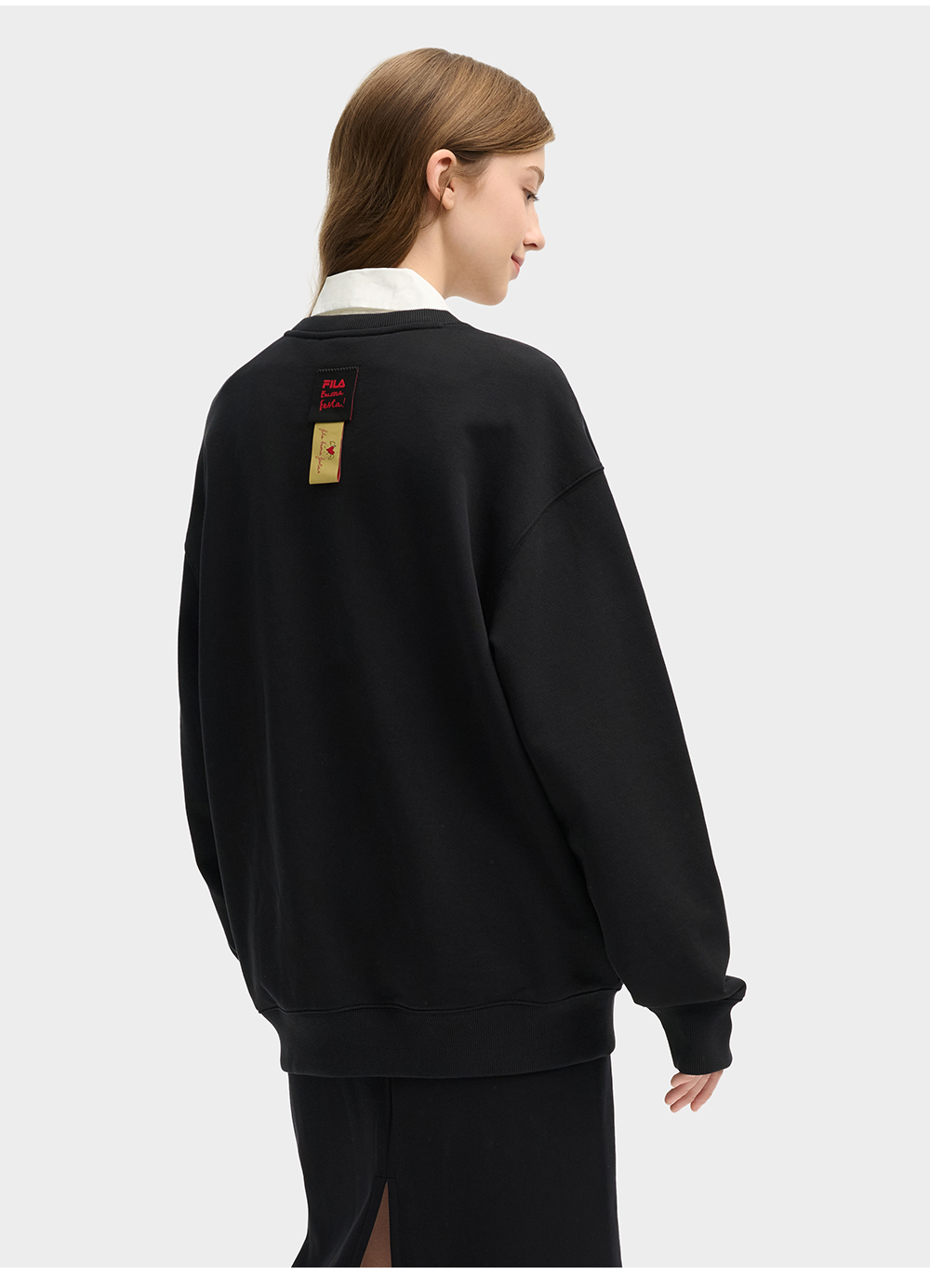 FILA CORE LIFESTYLE ORIGINALE FILA SOPHEY Men Sweatshirt (Black / White)
