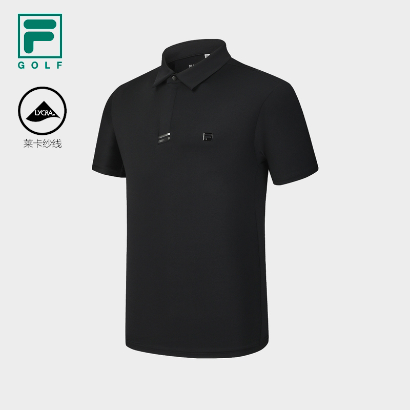 FILA CORE ATHLETICS GOLF2 Men Short Sleeve Polo (Black / Blue / White)