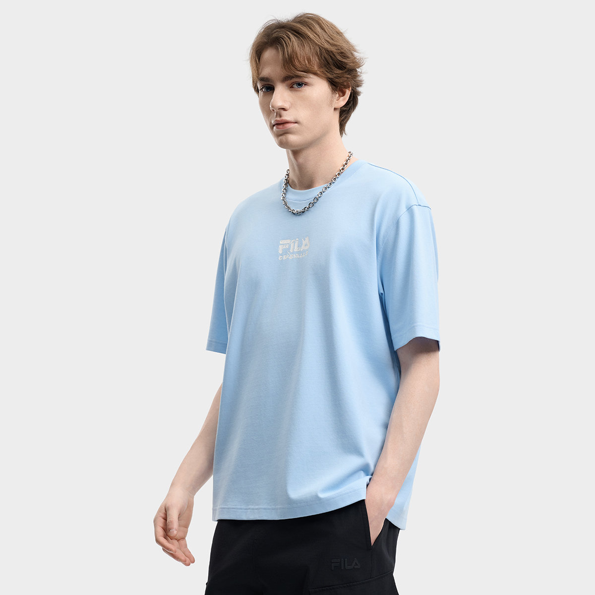 FILA MEN'S ORIGINALE Knitted Short Sleeve Top