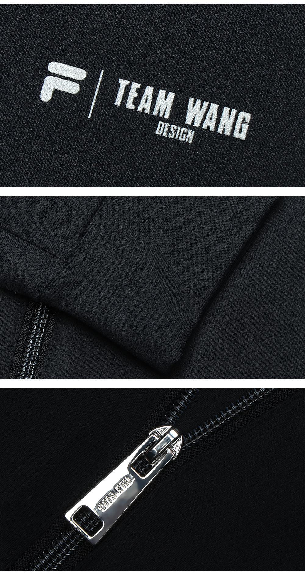 FILA FUSION x TEAM WANG DESIGN Men's Knit Top in Black