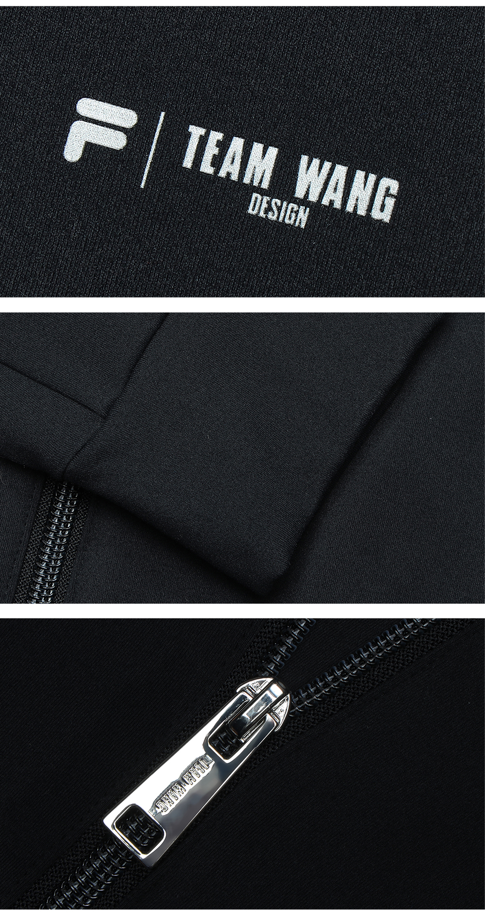 FILA FUSION x TEAM WANG DESIGN Men's Knit Top in Black