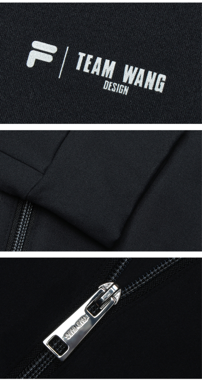 FILA FUSION x TEAM WANG DESIGN Men's Knit Top in Black