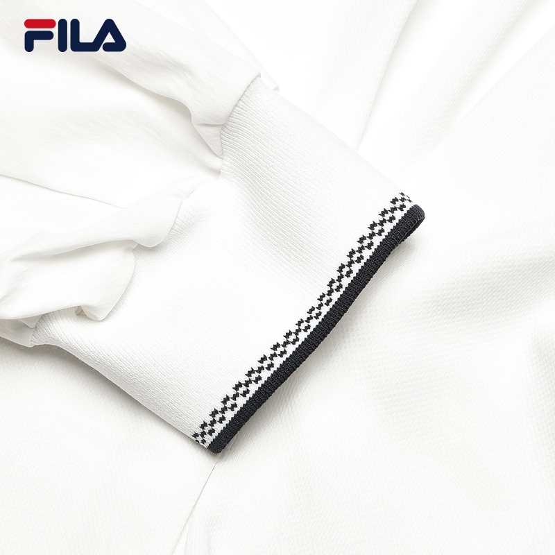 FILA CORE LIFESTYLE EMERALD LE GRAND PALAIS PARIS Women Pullover Sweater (White)