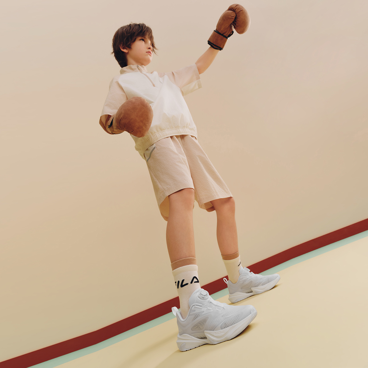FILA KIDS HERITAGE Boys Retro Running Shoes