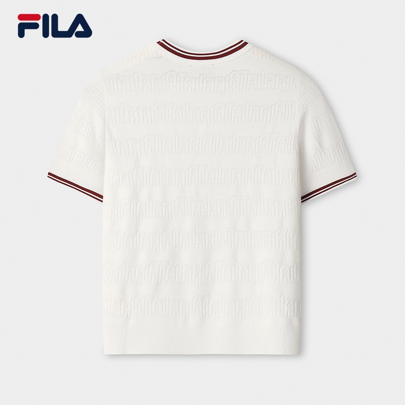 FILA CORE WHITE Weekend City Break Women Knit Sweater White