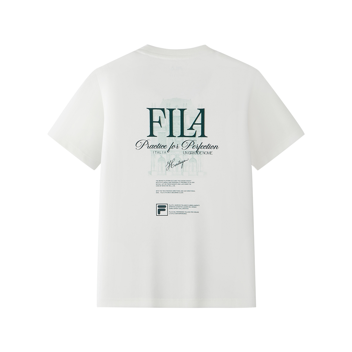 FILA KIDS WHITE LINE Boys Short Sleeves T-Shirt
