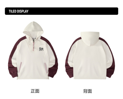 FILA FUSION CROSS OVER FILA FUSION X P.A.M DOWN TO EARTH Women Hoodie (Ash)