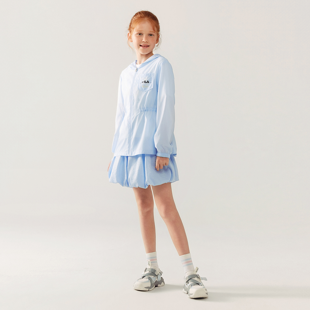 FILA KIDS WHITE LINE Girls Woven Jacket
