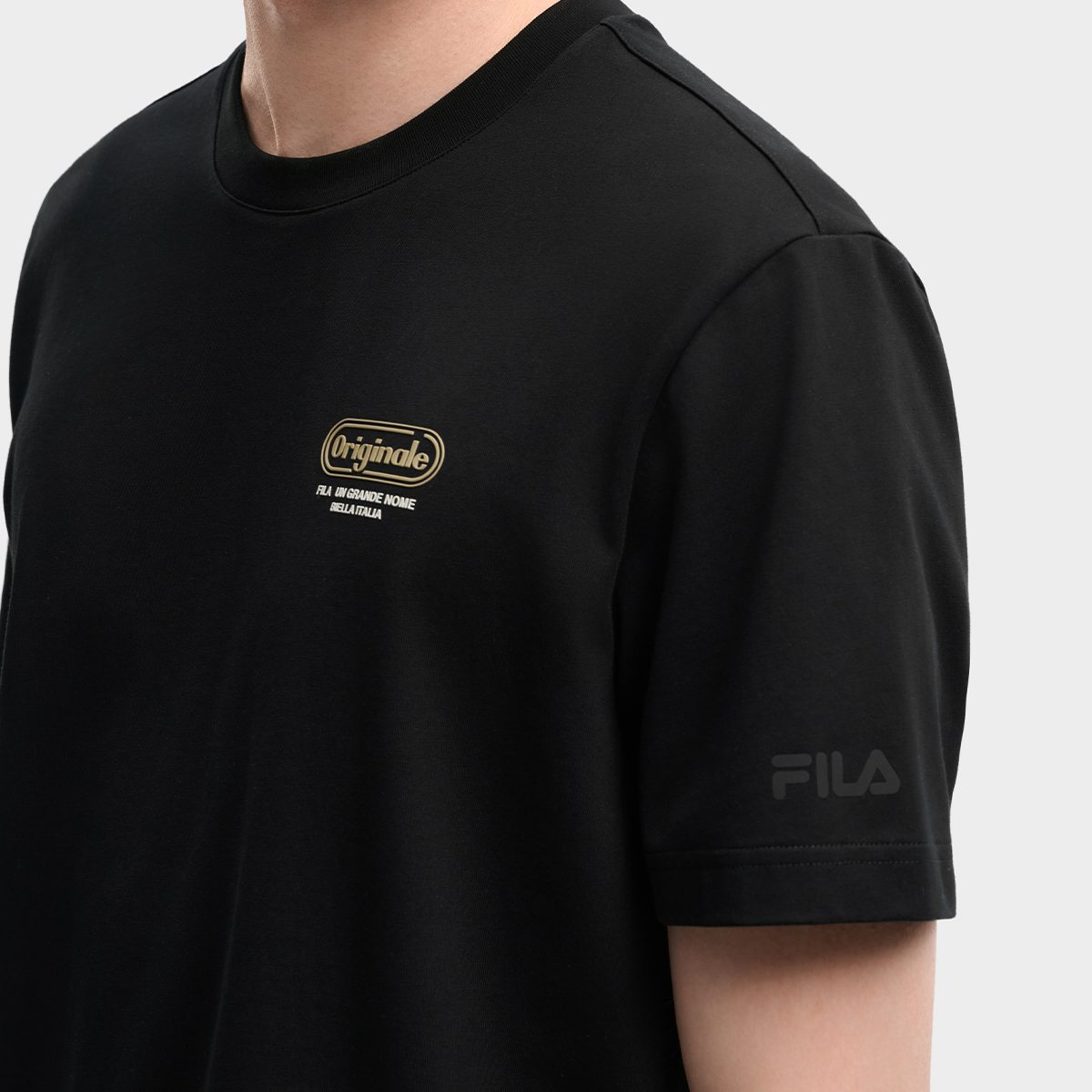 FILA Men Knitted Short Sleeve Top