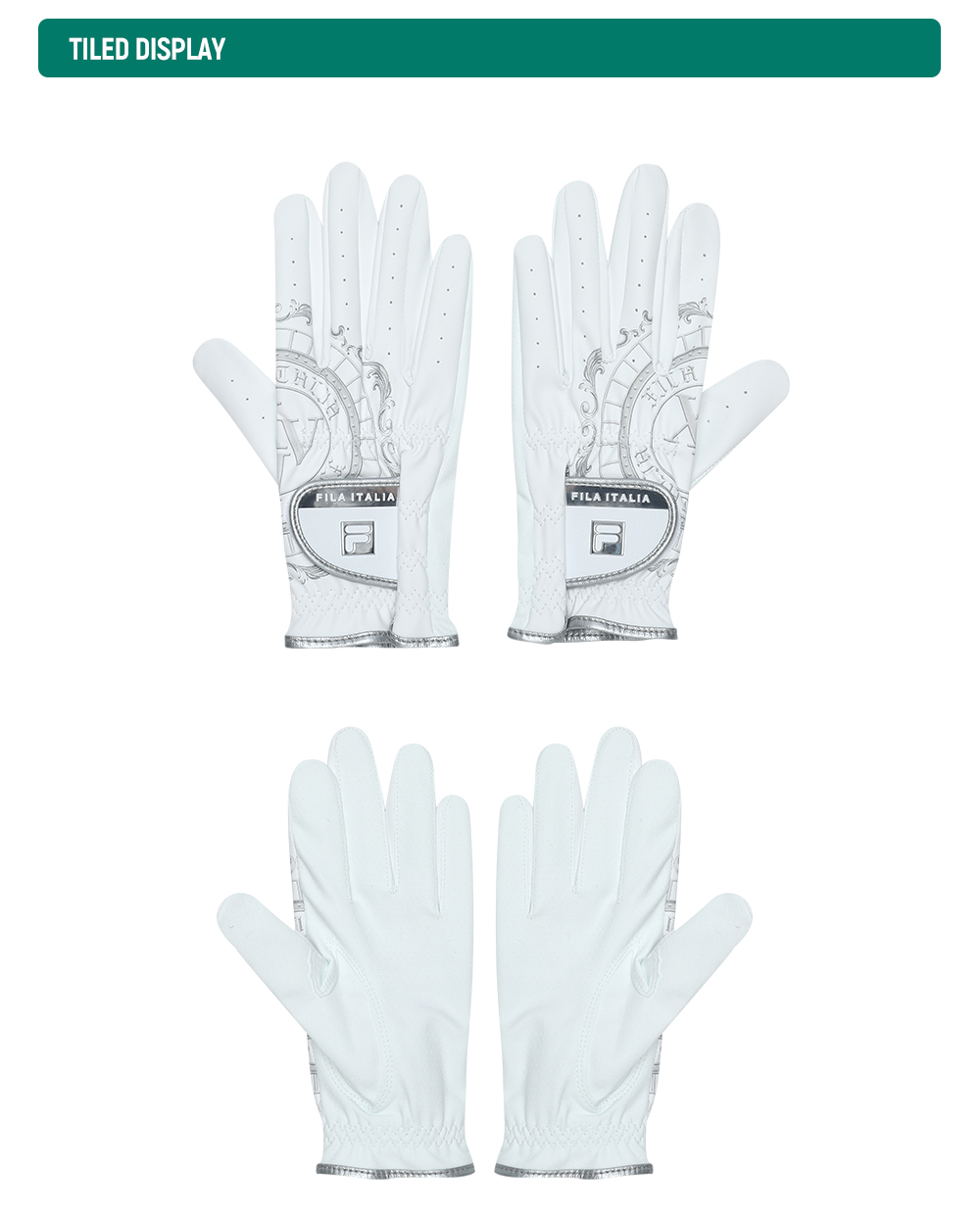FILA CORE ATHLETICS GOLF Women Gloves in White