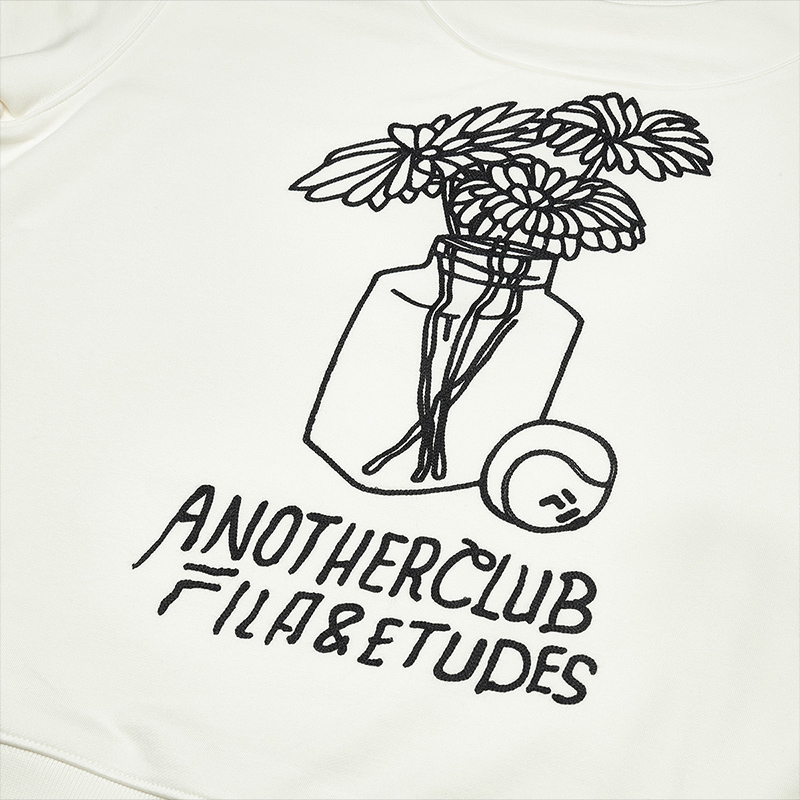 FILA CORE x ETUDES ANOTHER CLUB Women's Sweat in Ash