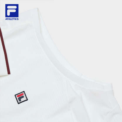 FILA CORE SPORTS ATHLETICS TENNIS Women Cotton Vest in White