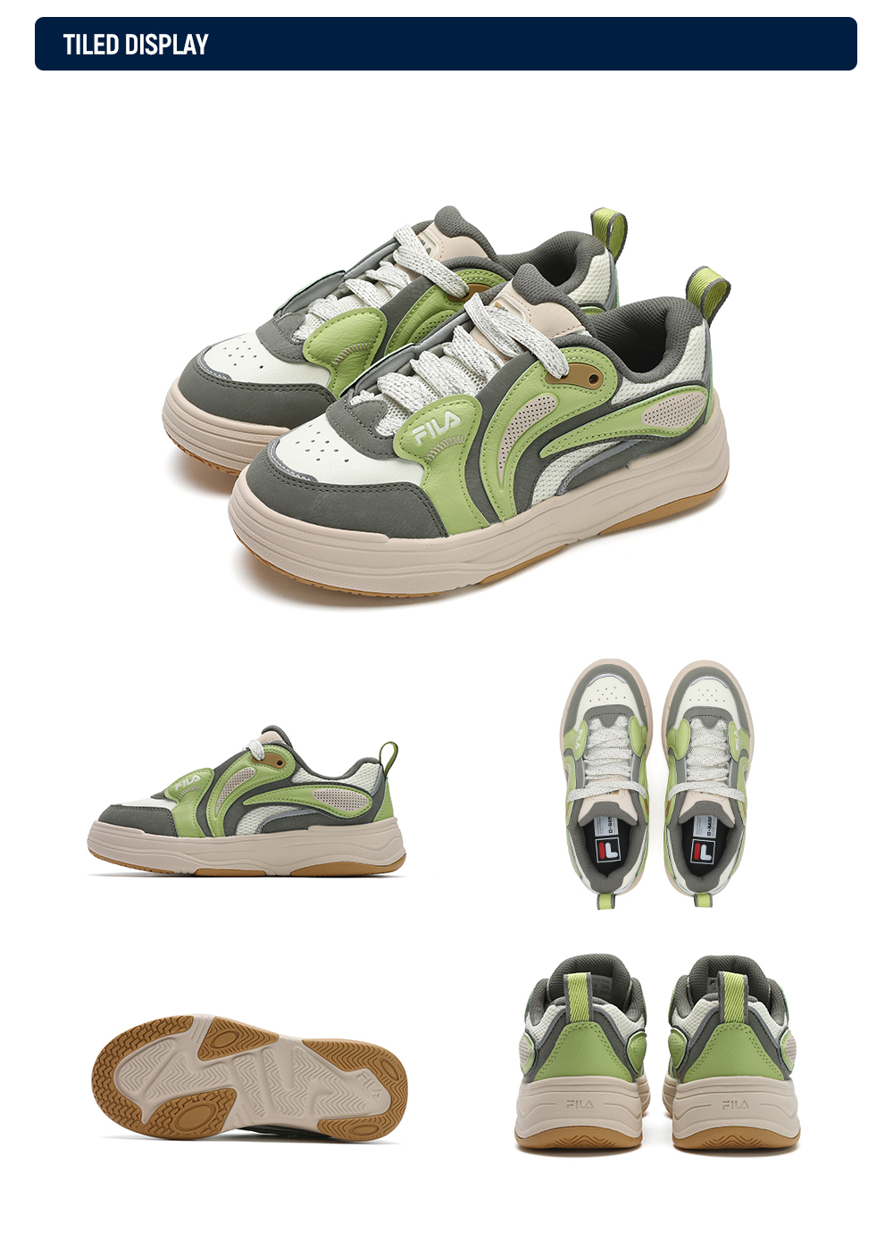 FILA CORE FASHION VIBE Women Sneakers (Blue/Pink / Green)