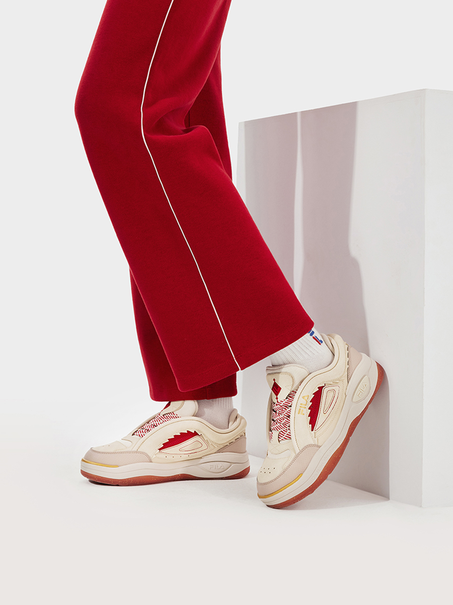 [ CNY Collection ] [ Yangmi ] FILA CORE MIX 2 CNY Chinese New Year FASHION ORIGINALE Women's Sneakers in White