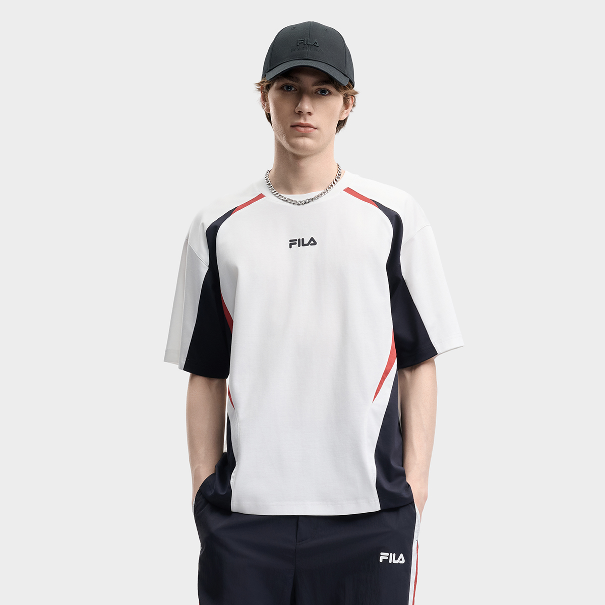 FILA MEN'S ORIGINALE Knitted Short Sleeve Top