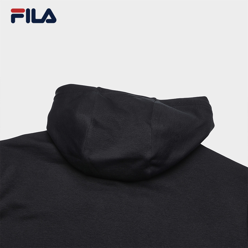 FILA CORE WHITE LINE HERITAGE Men's Hooded Sweater in Black