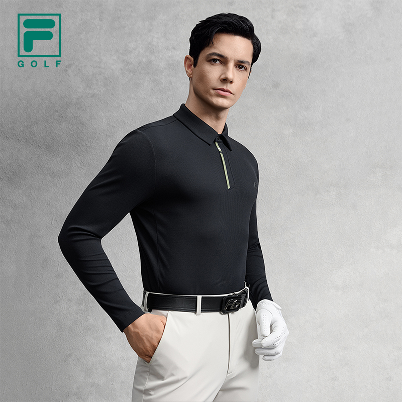 FILA CORE ATHLETICS GOLF BTB Elegant Duality Men Long Sleeve Polo