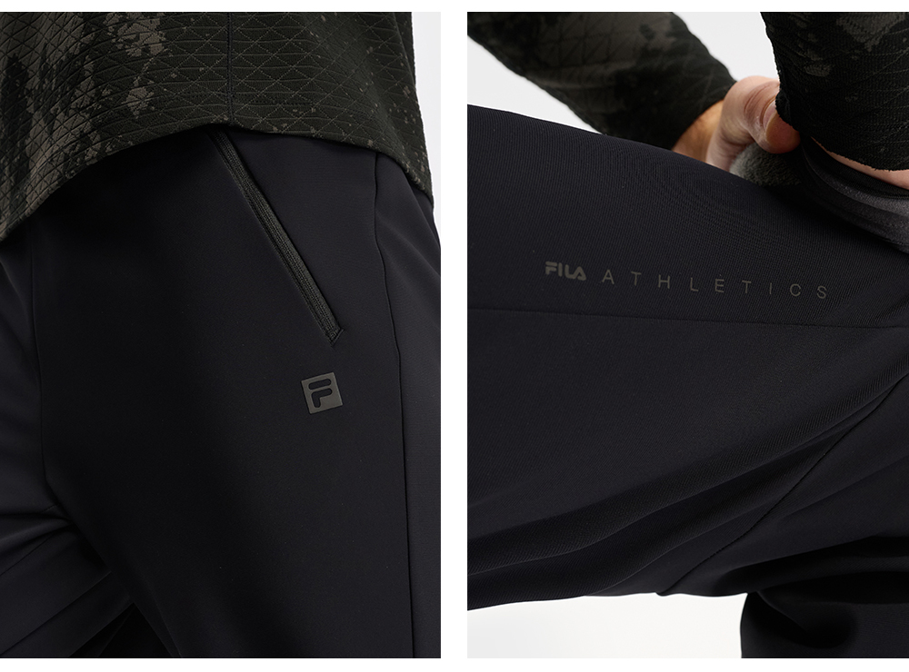 FILA CORE ATHLETICS FITNESS MEN Men Knit Pants (Black)