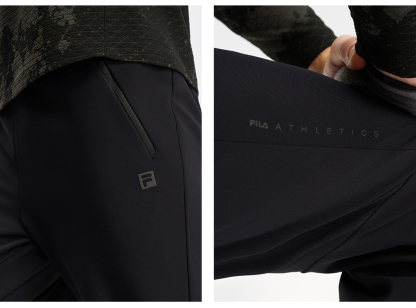 FILA CORE ATHLETICS FITNESS MEN Men Knit Pants (Black)