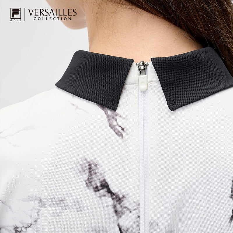 FILA CORE ATHLETICS GOLF2 Women Short Sleeve Polo (Full Print)