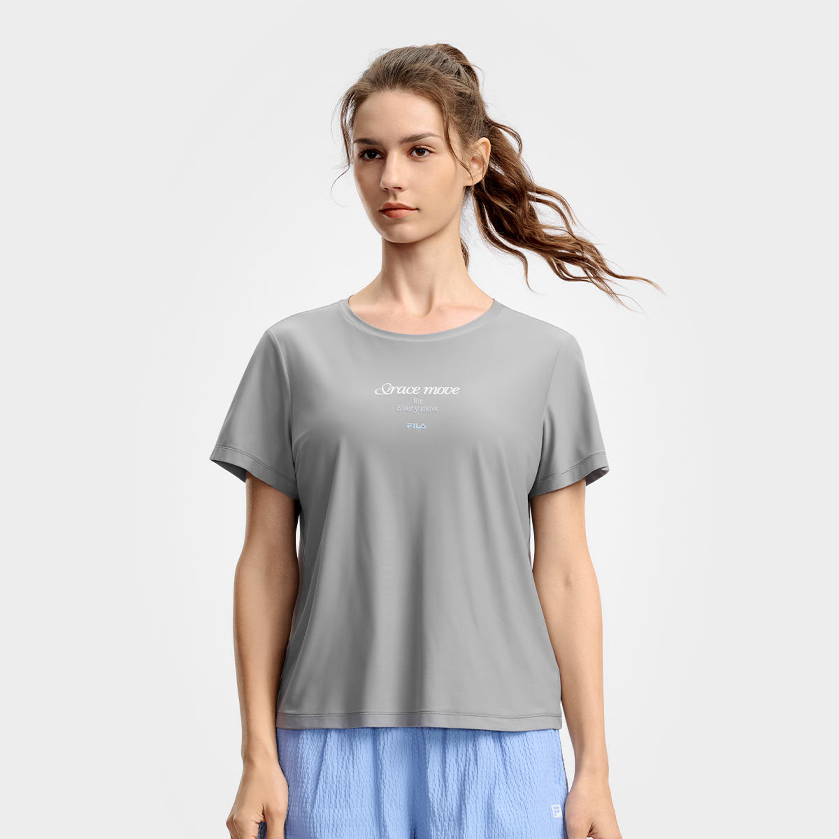 FILA Women's Knit Short Sleeve Tee