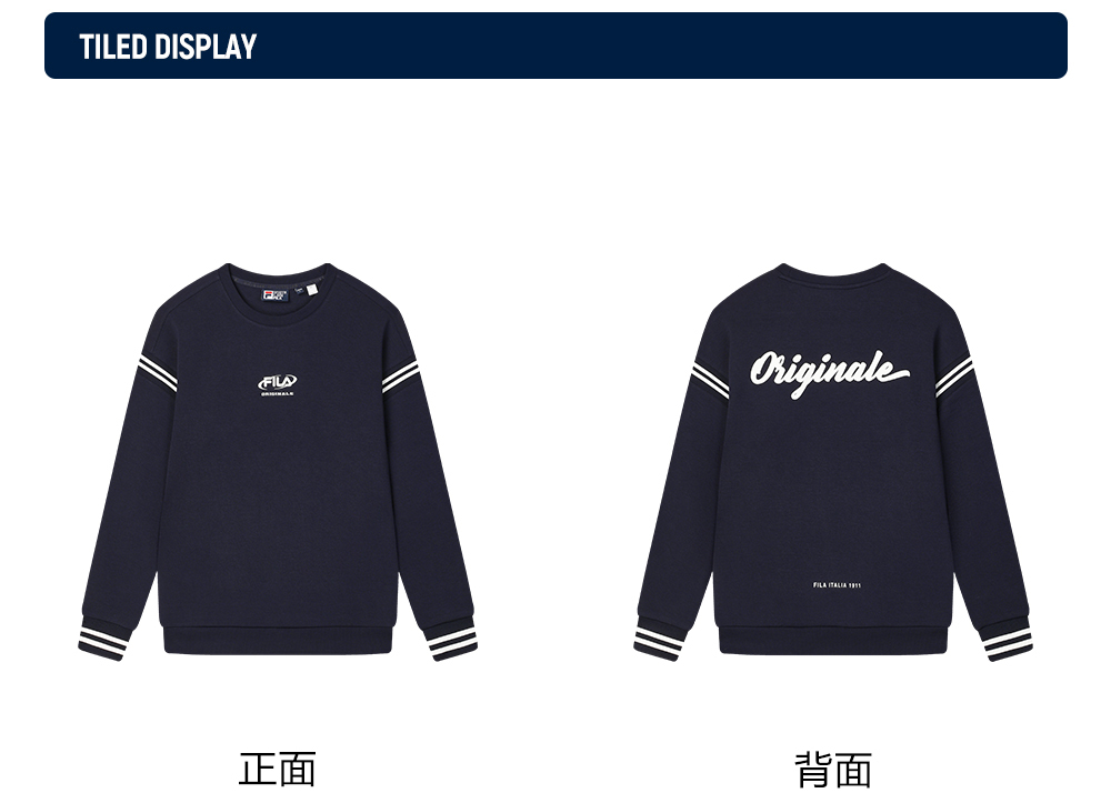 FILA CORE LIFESTYLE FILA ORIGINALE WINTER TENNIS CLUB Men Sweatshirt (Navy)