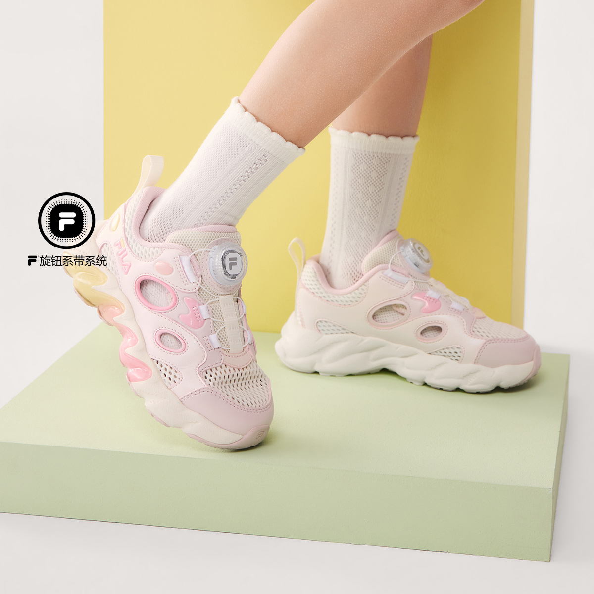 FILA GIRLS' HERITAGE-FHT FERN 2 Shoes