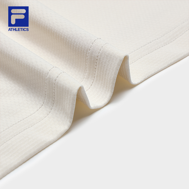 FILA CORE SPORTS ATHLETICS TENNIS Men Short Sleeve Polo in Beige