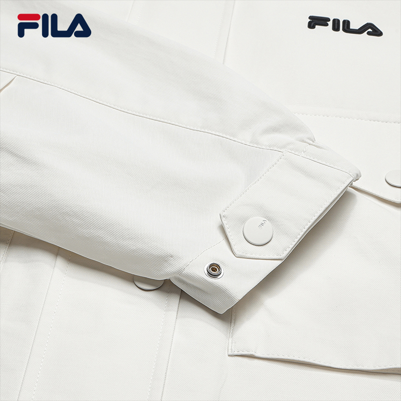 FILA CORE LIFESTYLE HERITAGE LIVE YOUR ELEGANCE Women Woven Jacket (White)
