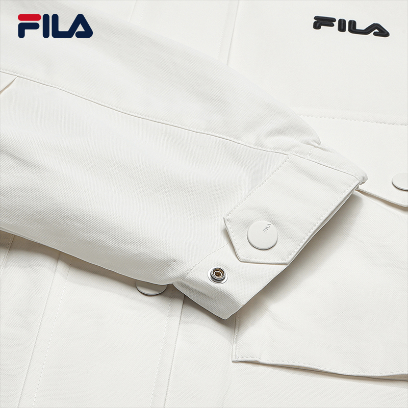FILA CORE LIFESTYLE HERITAGE LIVE YOUR ELEGANCE Women Woven Jacket (White)
